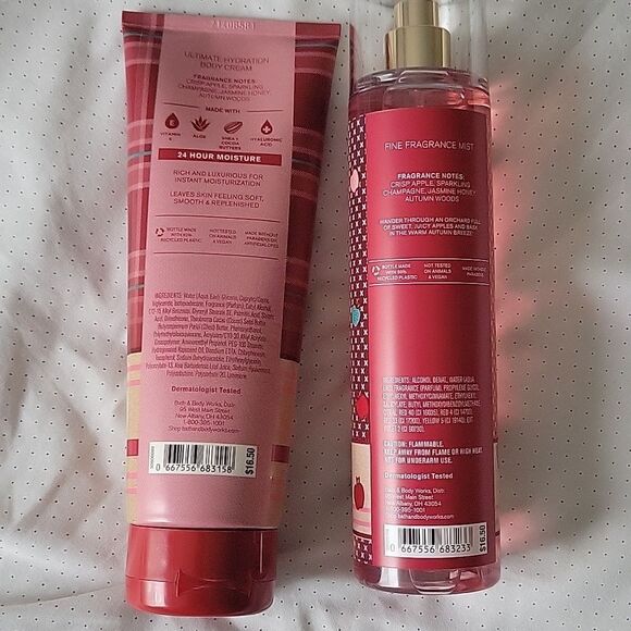 Bath & Body Works Apple & Honey Body Cream and Fragrance Mist Set - Picture 4 of 4